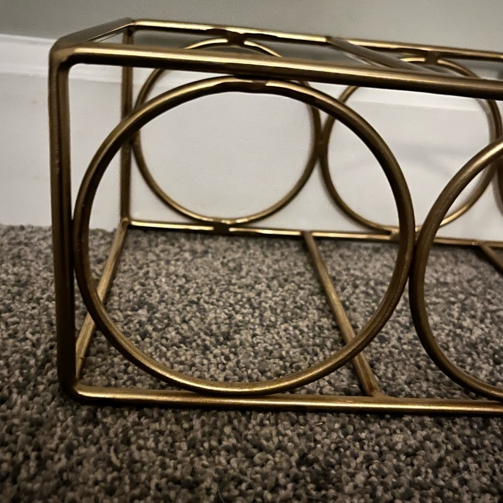 New Gold Wine Rack - Picture 2 of 4